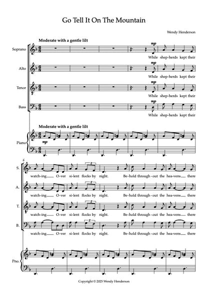 Go Tell It On The Mountain SATB