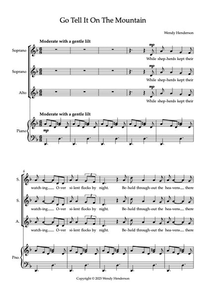 Go Tell It On The Mountain SSA