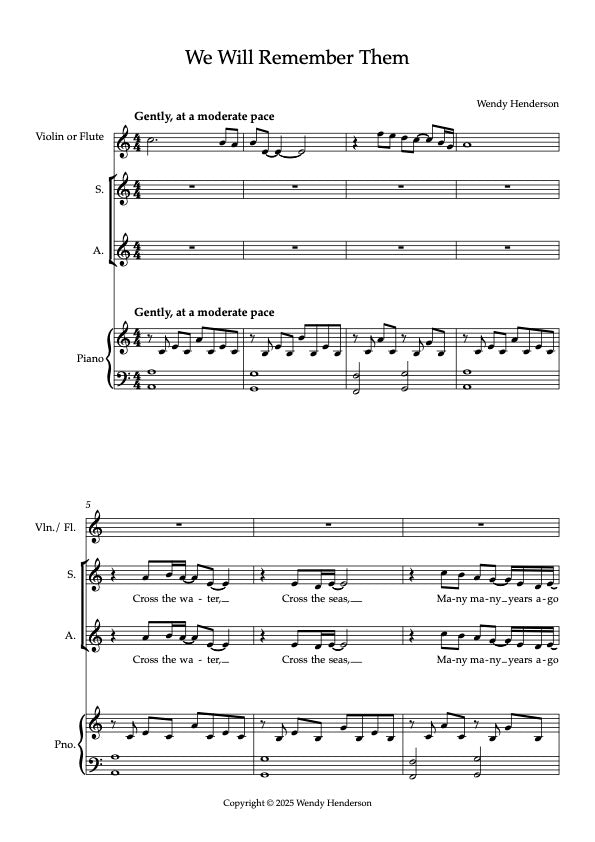 We Will Remember Them SA