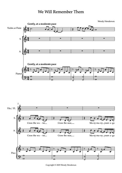 We Will Remember Them SA