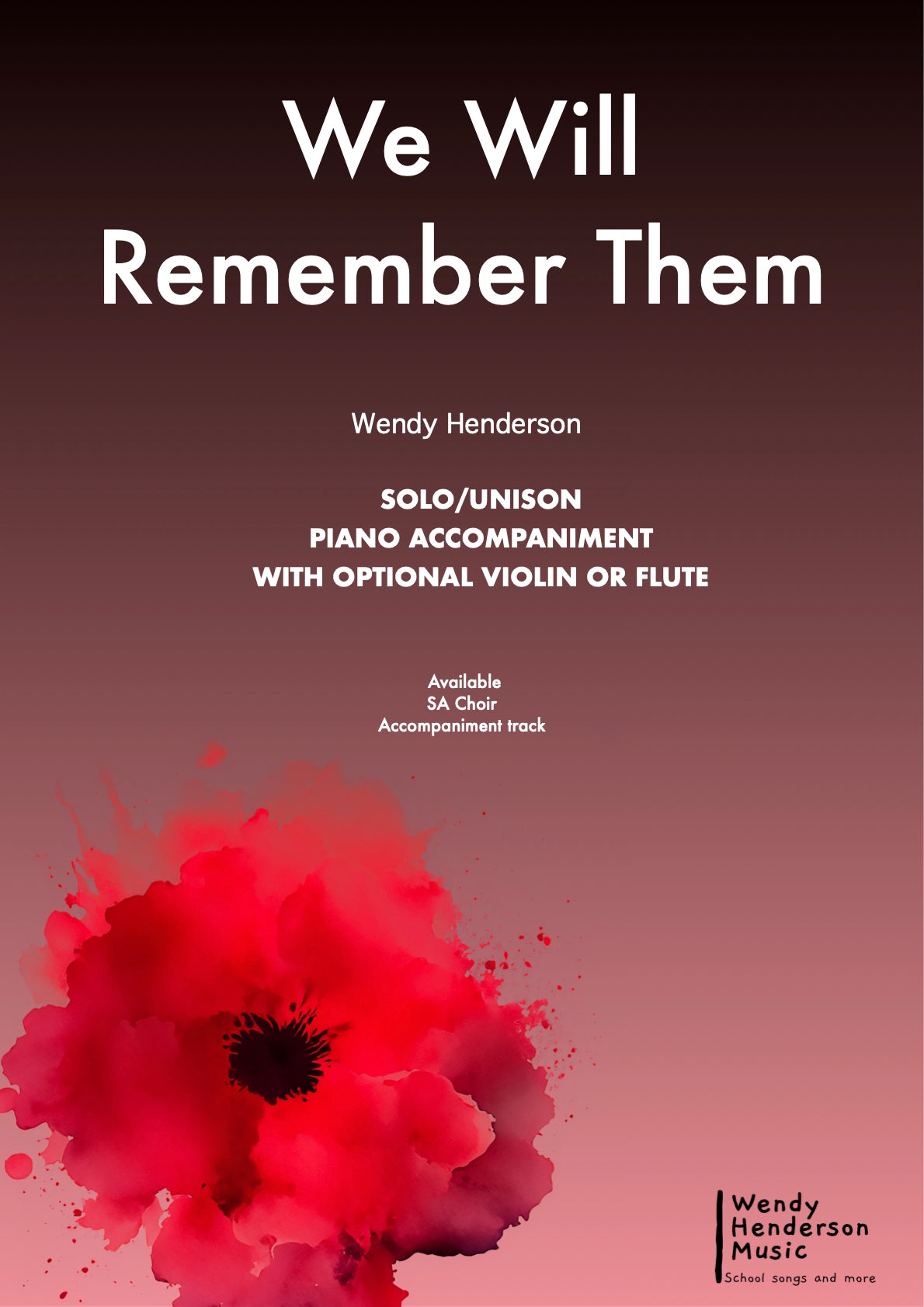 We Will Remember Them Solo/Unison