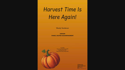 Harvest Time Is Here Again!